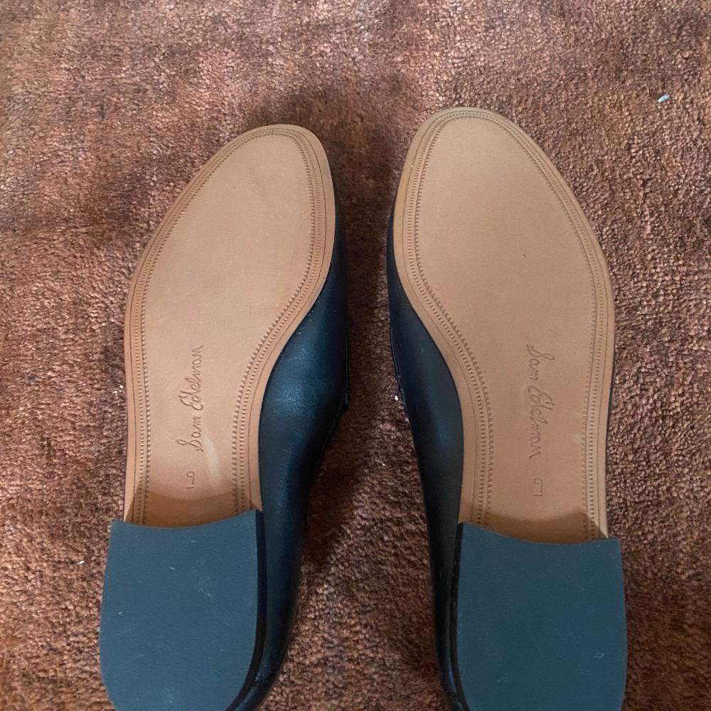 Sam Edelman Black Leather Bit Loafers SZ 9 - Picture 5 of 6